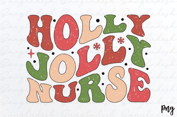 Holly Jolly Nurse Retro Sublimation Review