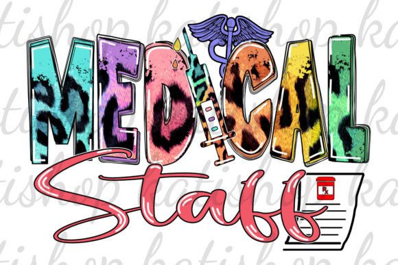 Medical Staff Leopard PNG for Embroidery