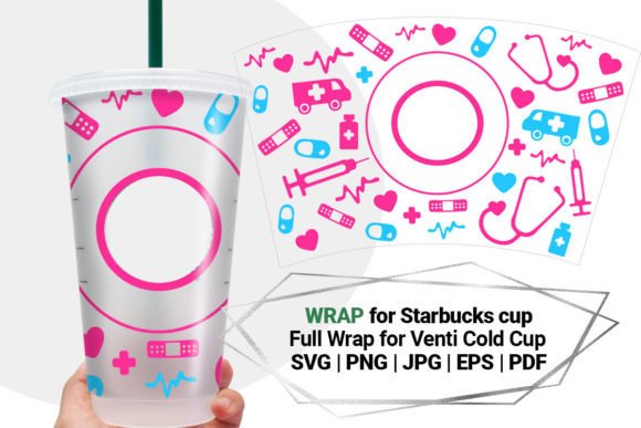 Medicine Wrap for 24 Oz Starbucks