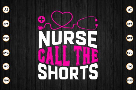 Nurse Call the Shorts: A Charming Embroidery Design