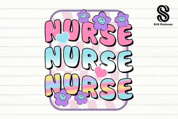 Nurse Sublimations PNG Design for Embroidery