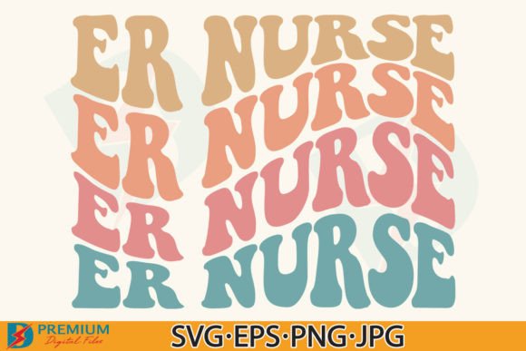Retro ER Nurse Design for Embroidery Projects