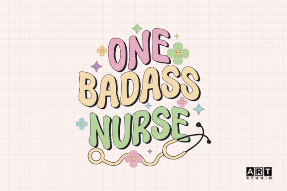 Retro Nurse Sublimation - A Charming Design