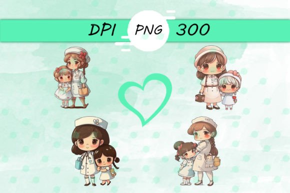 Review: Nurse Mother and Daughter PNG for Embroidery