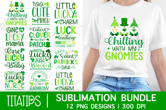 St Patrick's Day PNG Sublimation Bundle